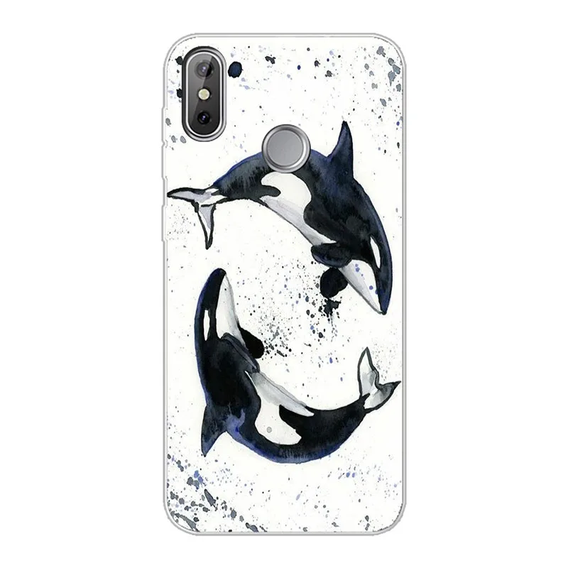 Soft silicone Phone Cases For Cubot R11 TPU Back Cover Coque R 11 Print painting symbol style Case | Мобильные телефоны и
