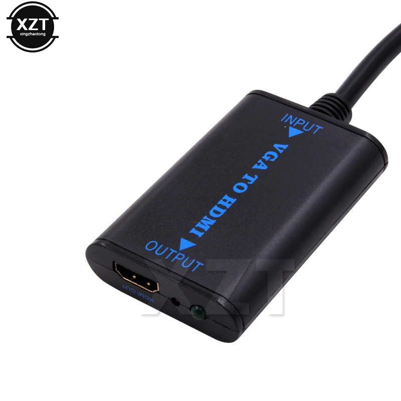 Адаптер преобразователь из VGA в HDMI 1080P с USB-кабелем 3 5 мм штекер-HDMI гнездо адаптер HD