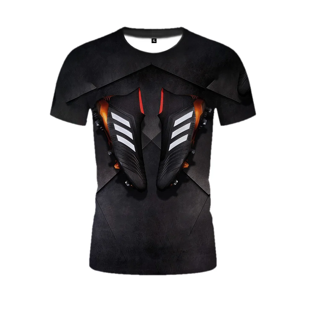 3D Tide shoes t shirt s модная футболка мужская хипстерская забавная летние детские майки