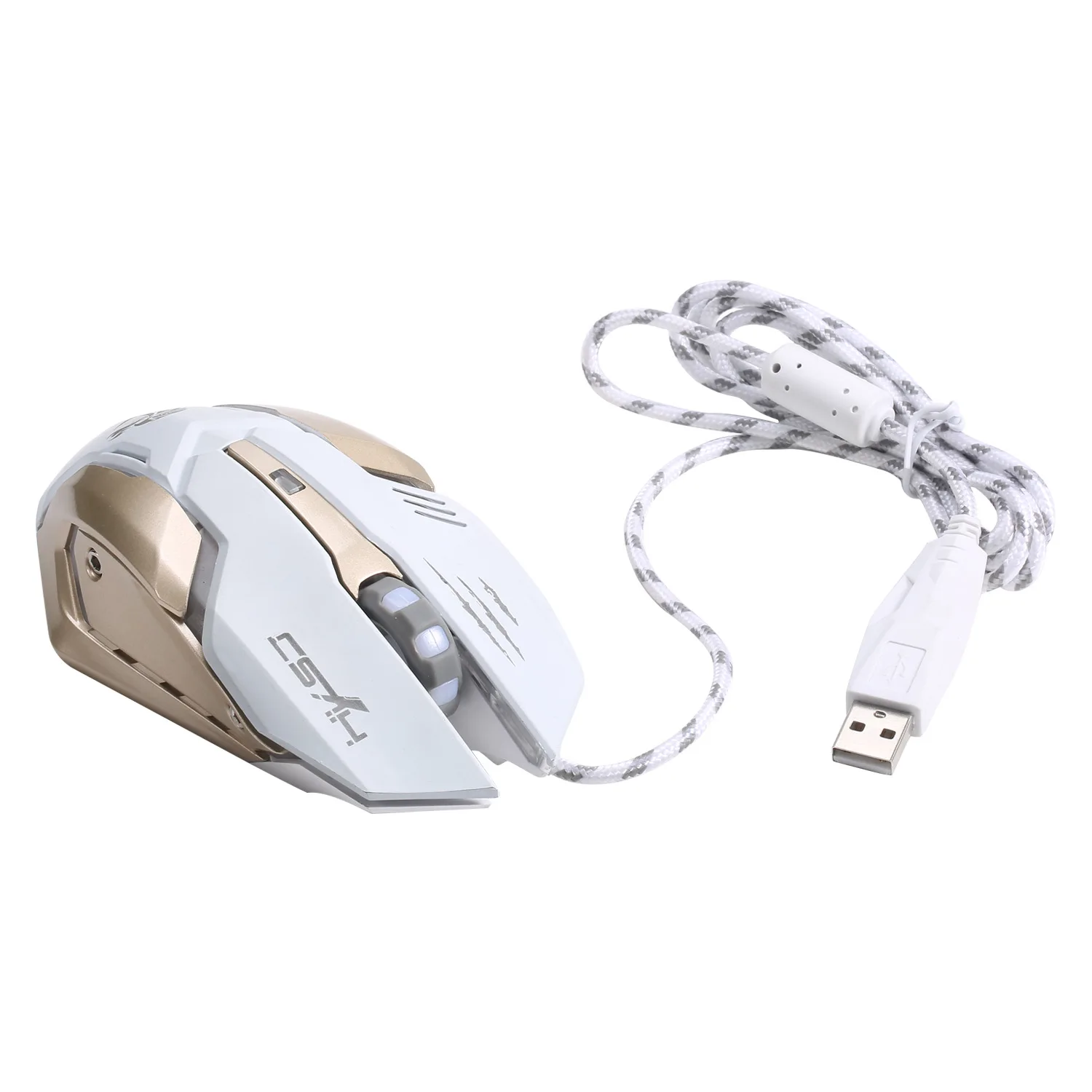 Basix Проводная игровая мышь USB Регулируемая 5500 точек/дюйм 6 кнопок оптическая