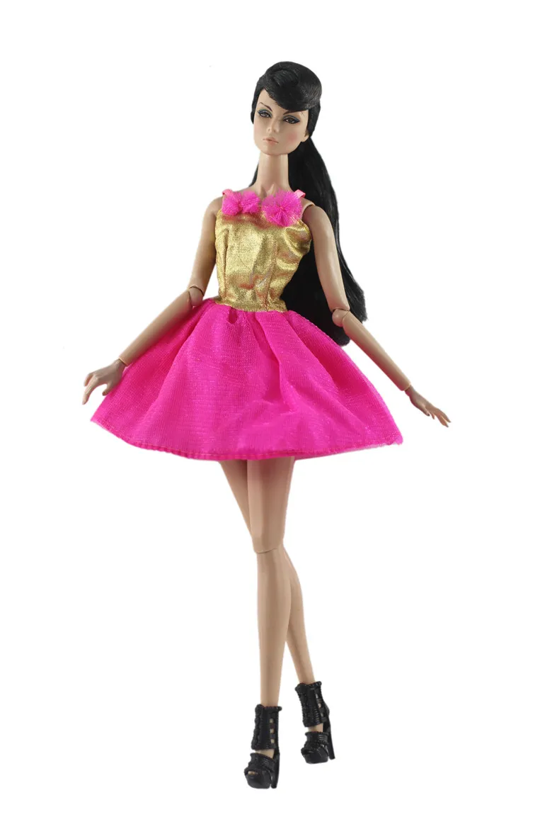 8 National costume Doll Dress / Cheongsam Party Gown Outfit Clothing Wedding Dress For 1/6 BJD Xinyi FR ST Barbie Doll, New - Color: 8