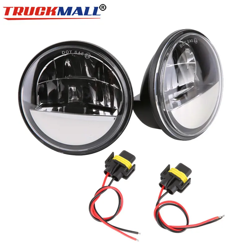 7 дюймовые светодиодные фары DRL + 4 5 Противотуманные Монтажный кронштейн кольцо