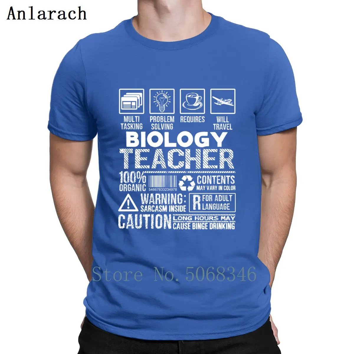 Biology Teacher Mutiltasking Shirt T Novelty Loose Fashion Tee Cool Spring S-XXXL Custom | Мужская одежда