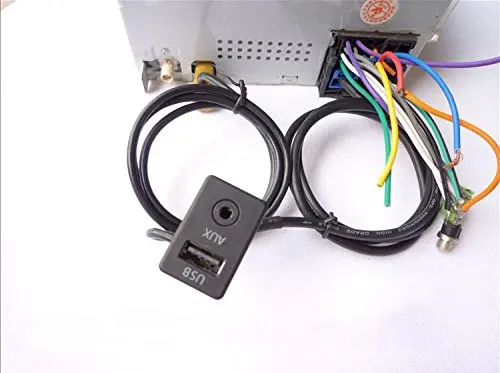 Ihens5 USB Порты и разъёмы 3.5 мм Aux переключатель кабельная розетка для Volkswagen RNS315 RCD510 Rcd310 rcd300