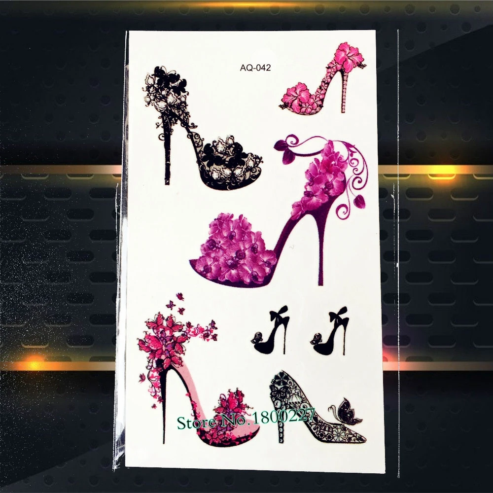 1 шт. Фея Ангел с крыльями временная татуировка синий цвет PAQ 024 соблазнительный