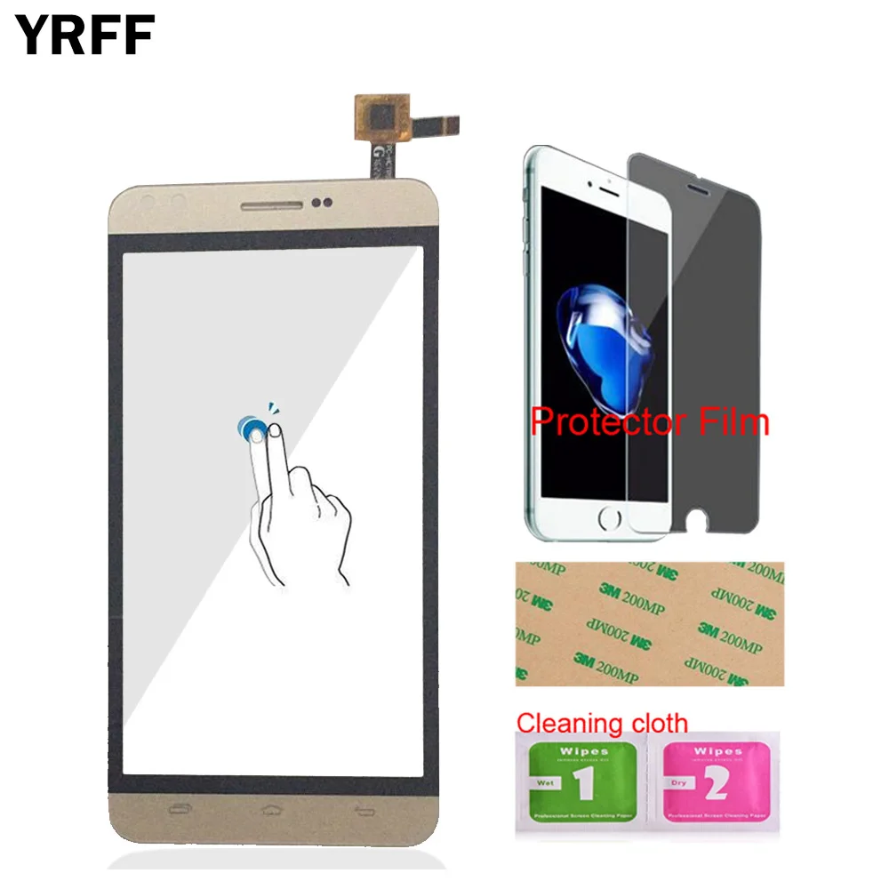 Передний сенсорный экран YRFF для Prestigio muze C3 Psp 3504 Duo дигитайзер панель стеклянные