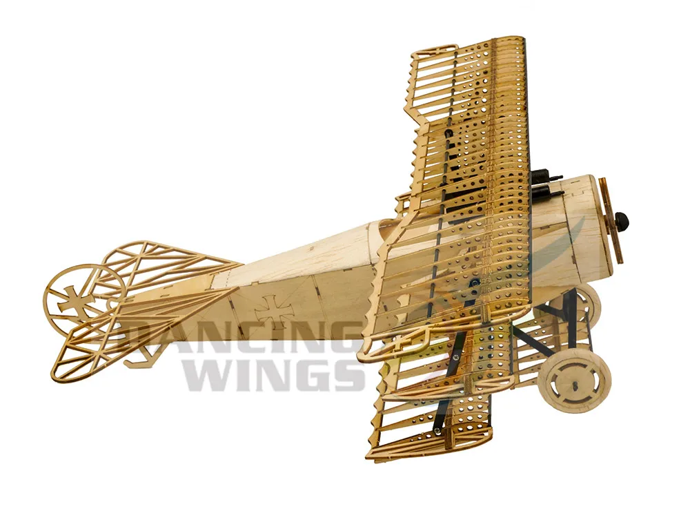 Balsa Wood Fokker DRI модель самолета по дереву набор для строительства 3D деревянная головоломка DIY игрушка для взрослых подарок бойфренду на день рождения