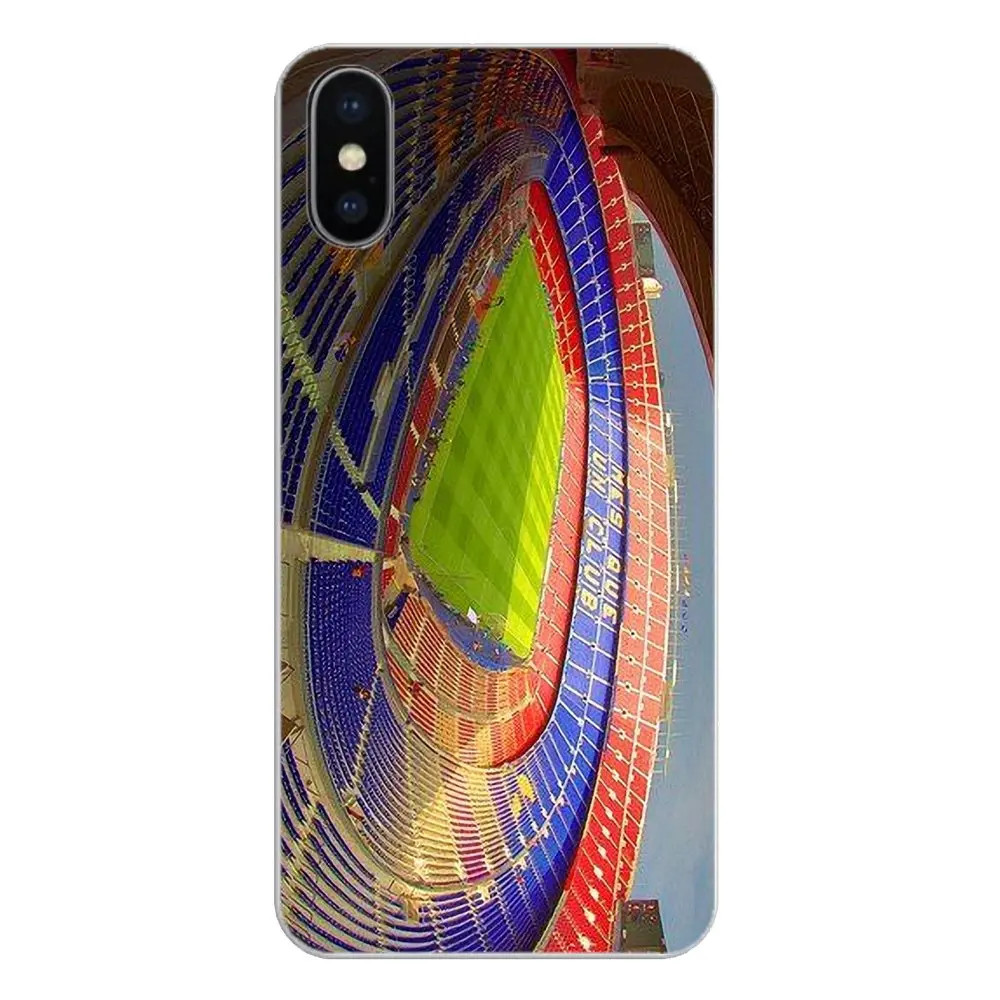 Барселона Испания Estadio Camp Nou мягкие прозрачные чехлы Чехлы для iPod Touch iPhone 4 4S 5 5S 5C SE 6
