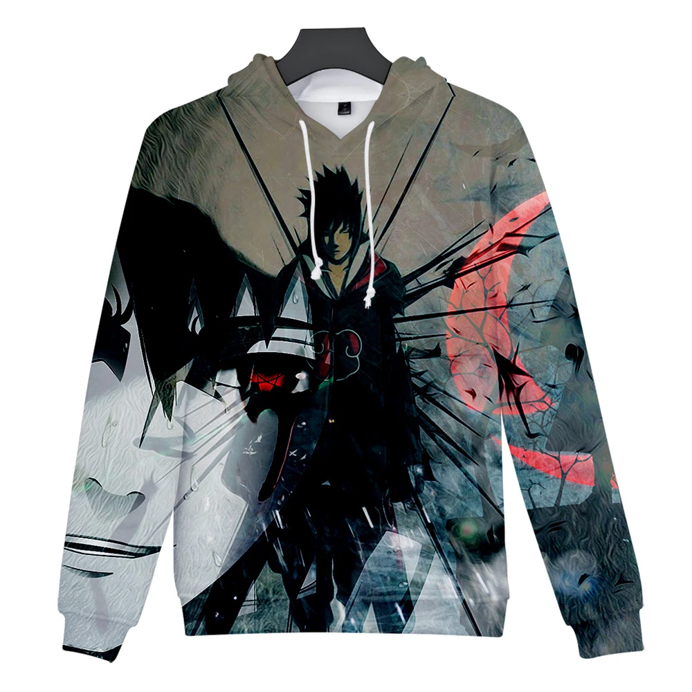 New 3D Printing Hoodie Anime Naruto Hooded Fashion Hip Hop Sweatshirt 3D Naruto Hoodies Men Pullovers Winter/Autumn Outwear
