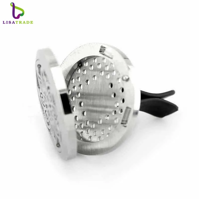 Diylocket нержавеющая сталь автомобиль медальон для парфюмерии Сердце 30 мм эфирные