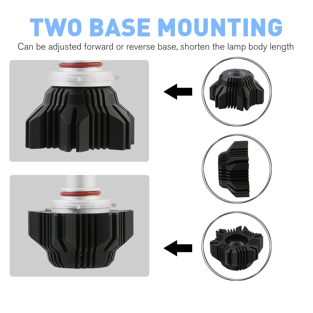2 шт. Автомобильные светодиодные лампы H7 H4 H11 HB4 HB3 9005 9006 40 Вт лм|h4 led headlight|headlight for carled
