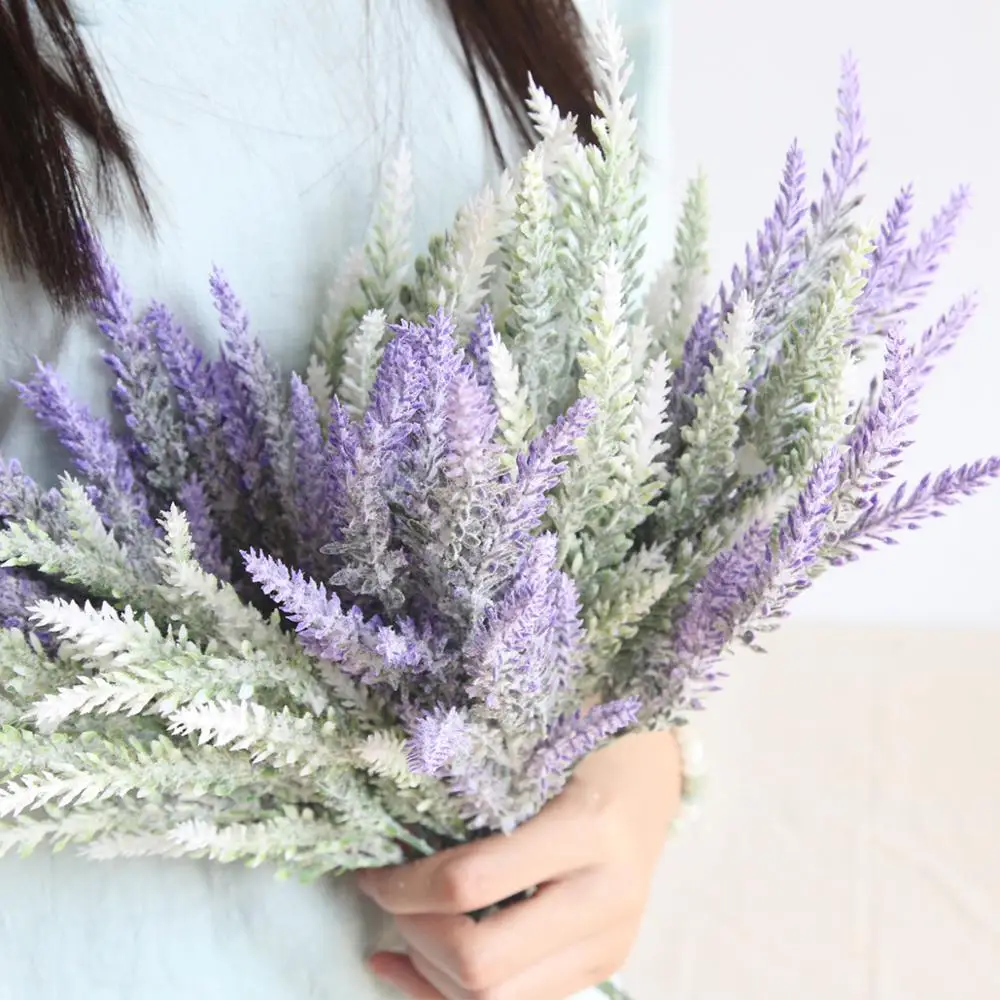 

Romantic Provence decoration lavender flower silk artificial flowers grain decorative Simulation of aquatic plants