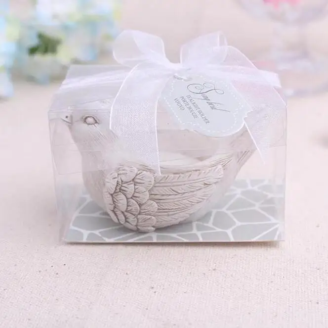 100 шт./лот свадебные сувениры &quotSongbird&quot чайный светильник подсвечник любовь