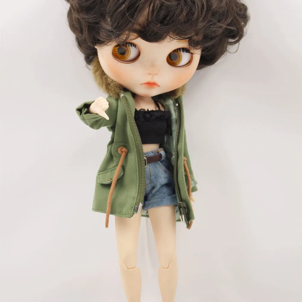 DBS Blyth icy 1/6 bjd 30 см кукла профессиональная Матильда зеленая армейская куртка