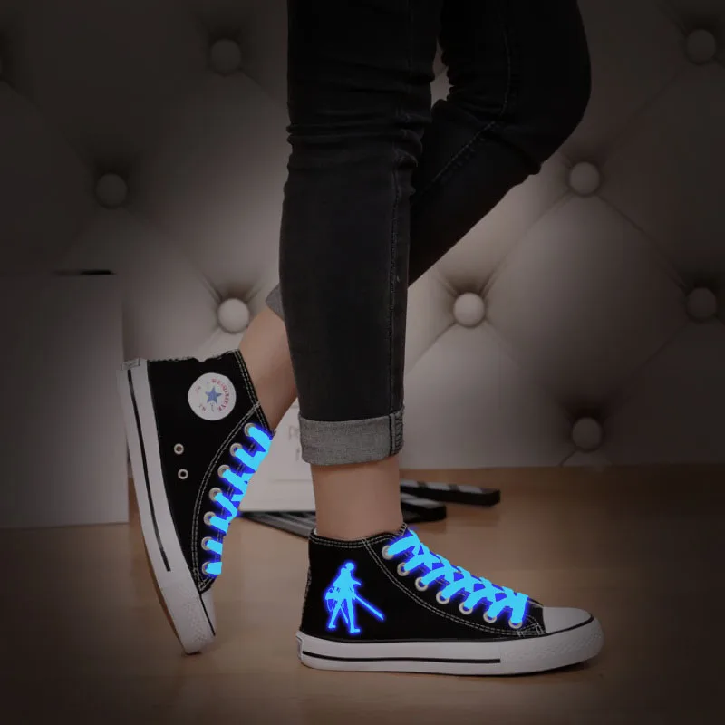 

Coshome Shingeki No Kyojin Shoes Attack On Titan Cosplay Shoes High Platform Canvas Shoes Board Luminous Shoes