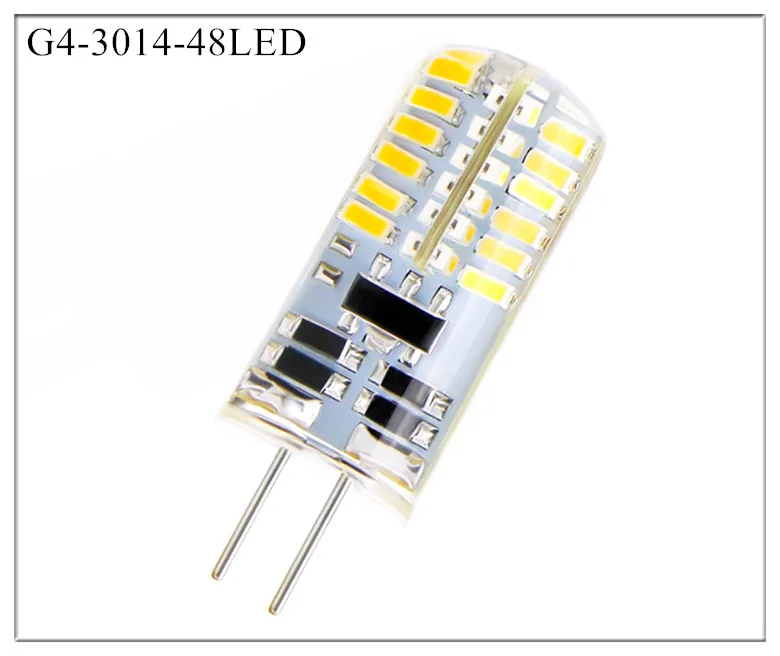 600 шт. G4 2 Вт 4 Вт 24 48 светодиодный SMD 3014 светодиодный лампочка люстра хрустальный светильник DC12V неполярный кукурузный подвесной светильник светодиодный светильник