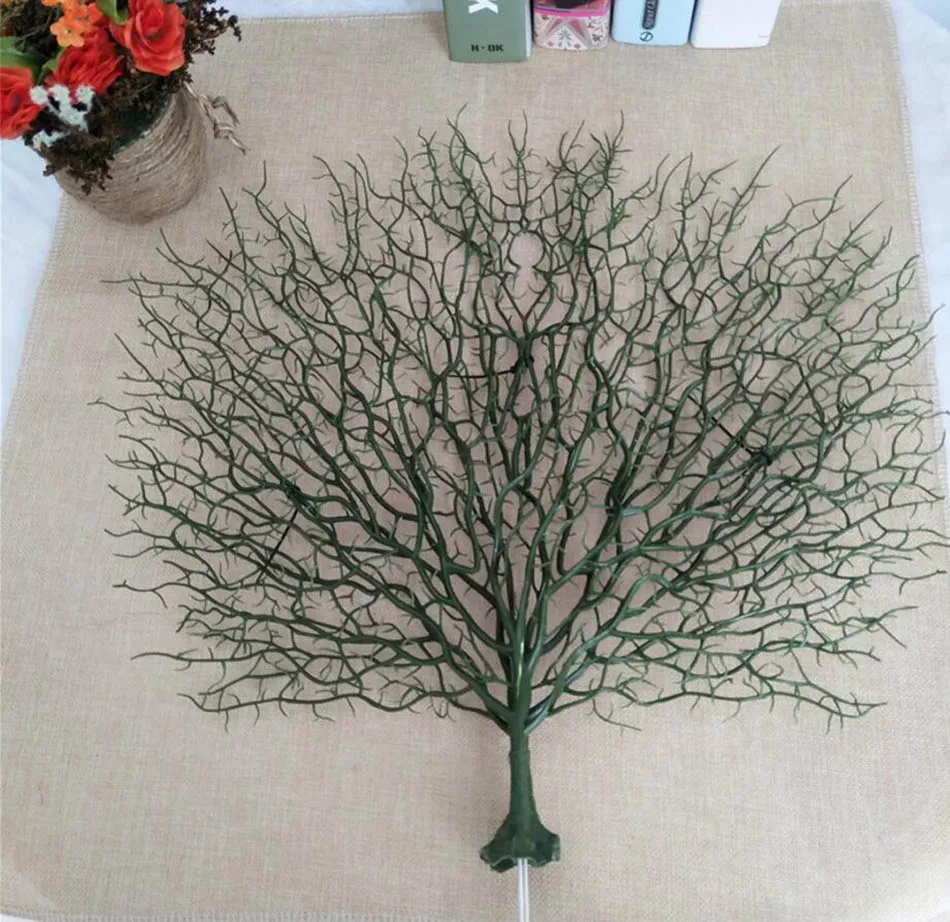 2pcs Green/White/Black/Green/Coffee Artificial Plastic Coral Branch For Wedding Photography Window Display Home Christmas Decor | Дом и сад