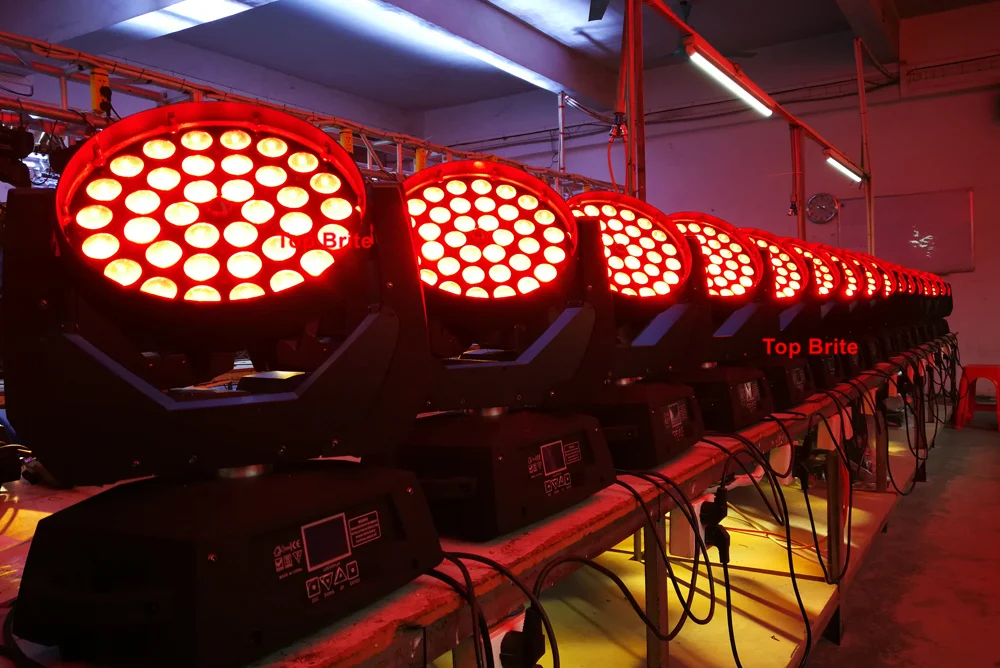 LED 36X15W RGBWA 5в1 Wash/Zoom огни DMX512 движущиеся фары Профессиональный Dj Бар для вечеринки