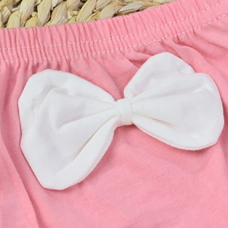 1 шт. милые шорты для младенцев хлопковое нижнее белье с большим бантом трусы