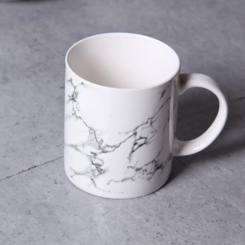 mug Скандинавском стиле посуда с фактурой мрамора набор простая миска тарелка креативная кружка западное блюдо для стейка - Цвет: mug