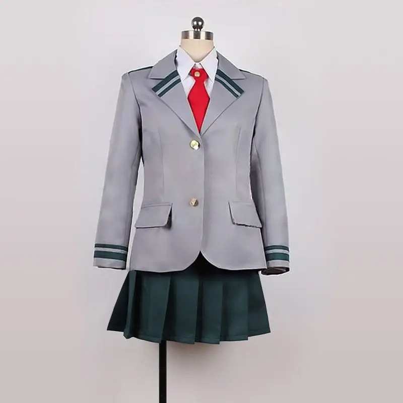 Boku без герой Академии Midoriya Izuku Bakugou Katsuki серый мой школьная Униформа Косплэй