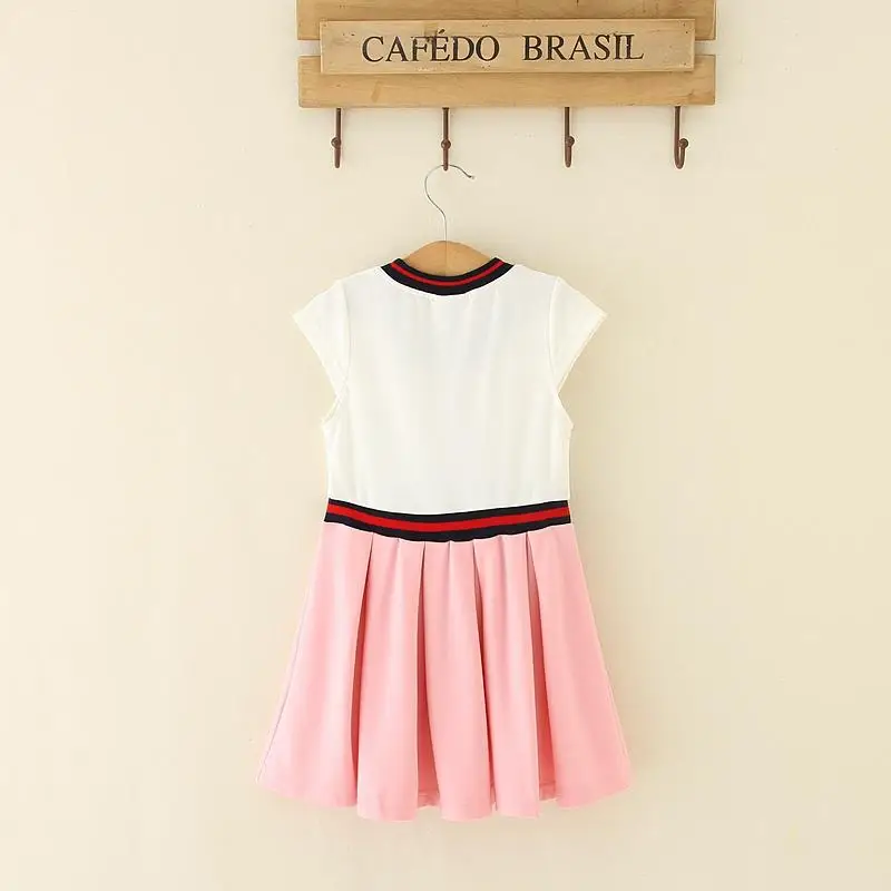 Kids Girls Dress 2-6T Princess Girl Bow 2018 New Party Wedding Vestidos Infant Children Clothes Retail JN526-1 | Детская одежда и