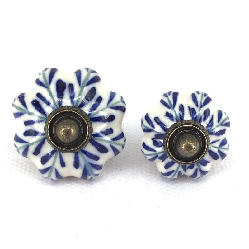 6 шт. ручки для мебели и шкафа|handle pull|ceramic pumpkincabinet knobs |