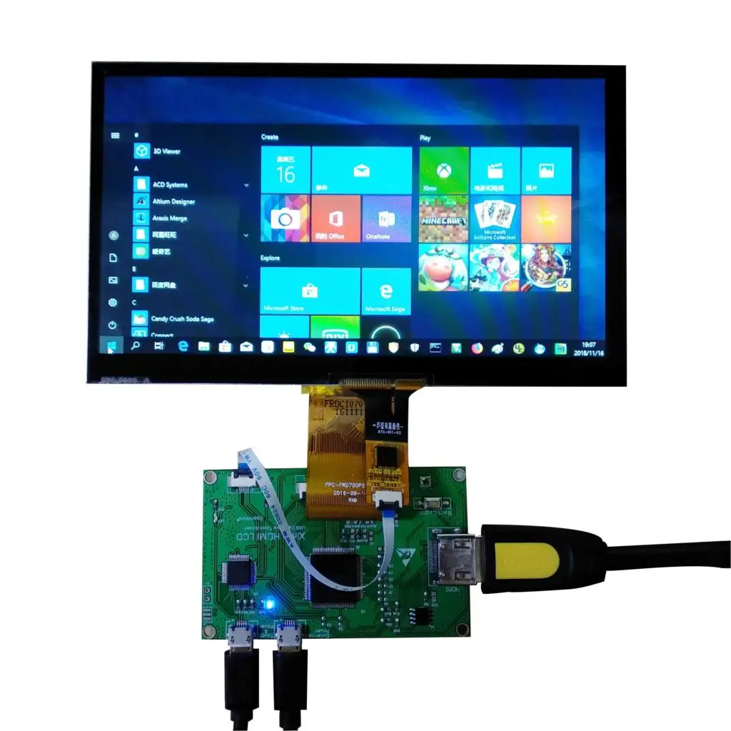 Для HDMI к TTL/RGB/Дифференциальная Сигнализация пониженного напряжения ЖК-дисплей