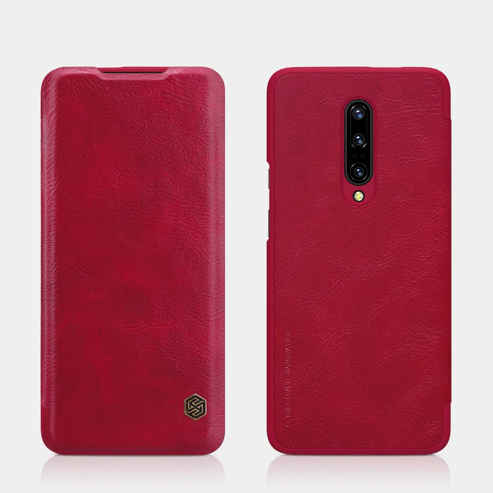 7 Pro Чехол для OnePlus 7 Pro чехол NILLKIN Qin Бизнес Флип кожаный чехол слот для карт задняя крышка для OnePlus 7 Pro Чехол Для Телефона