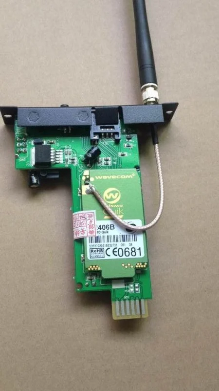 Небольшая печатная плата wavecom Q2406b массовая отправка модем sms gprs слот бассейна от