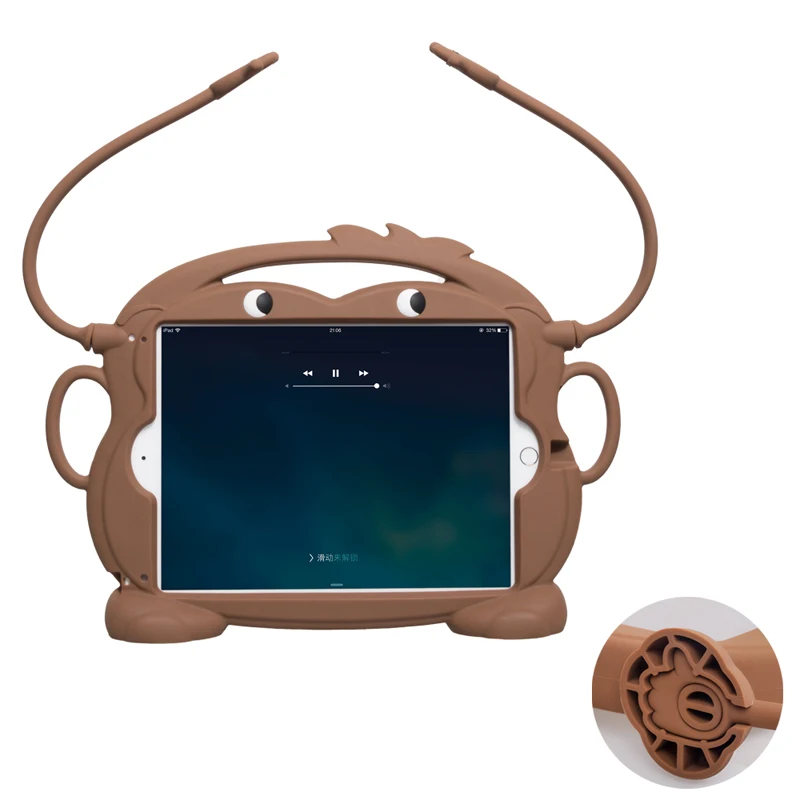 Силиконовый чехол для планшета в форме обезьяны iPad Air 1/2 Pro 9 7 новый с защитой от