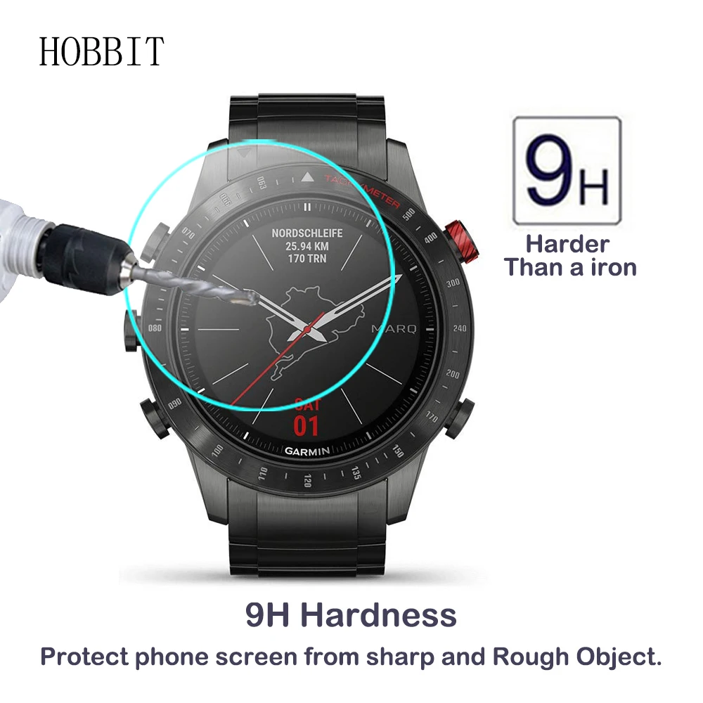 2 шт./упаковка защитная пленка для экрана Garmin MARQ 0 3 мм 2.5D 9H|Защита экрана| |