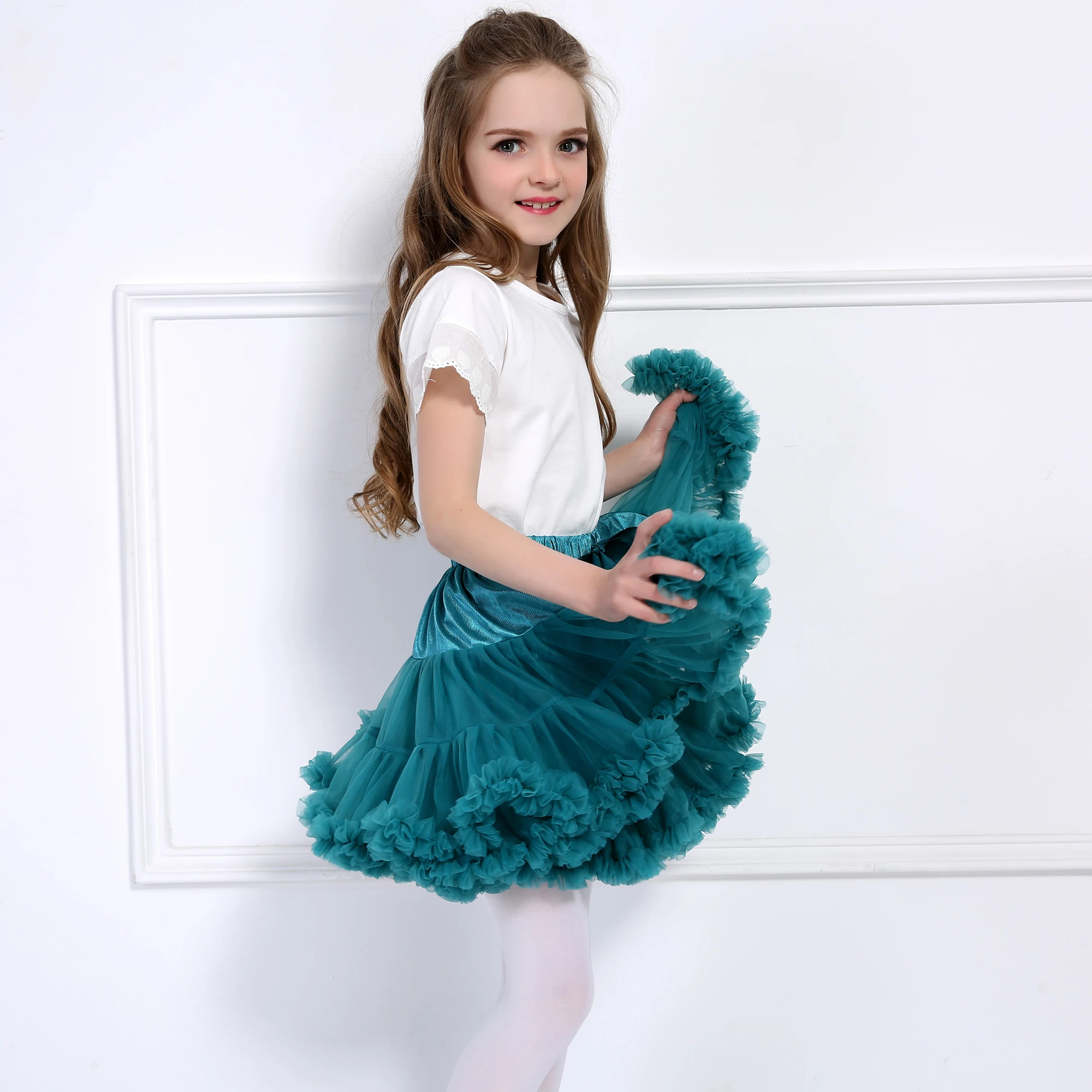 

Baby Girls Tutu Skirt Fluffy Children Ballet Kids Pettiskirt Baby Girl Skirts Princess Tulle Party Dance Skirts For Girls Cheap