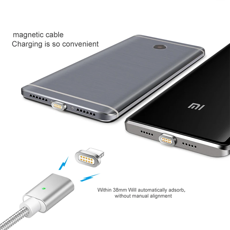Магнитный кабель для быстрой зарядки Micro usb type C для iPhone кабель для освещения 3A провод для быстрого заряда type-C Магнитный кабель для зарядки телефона