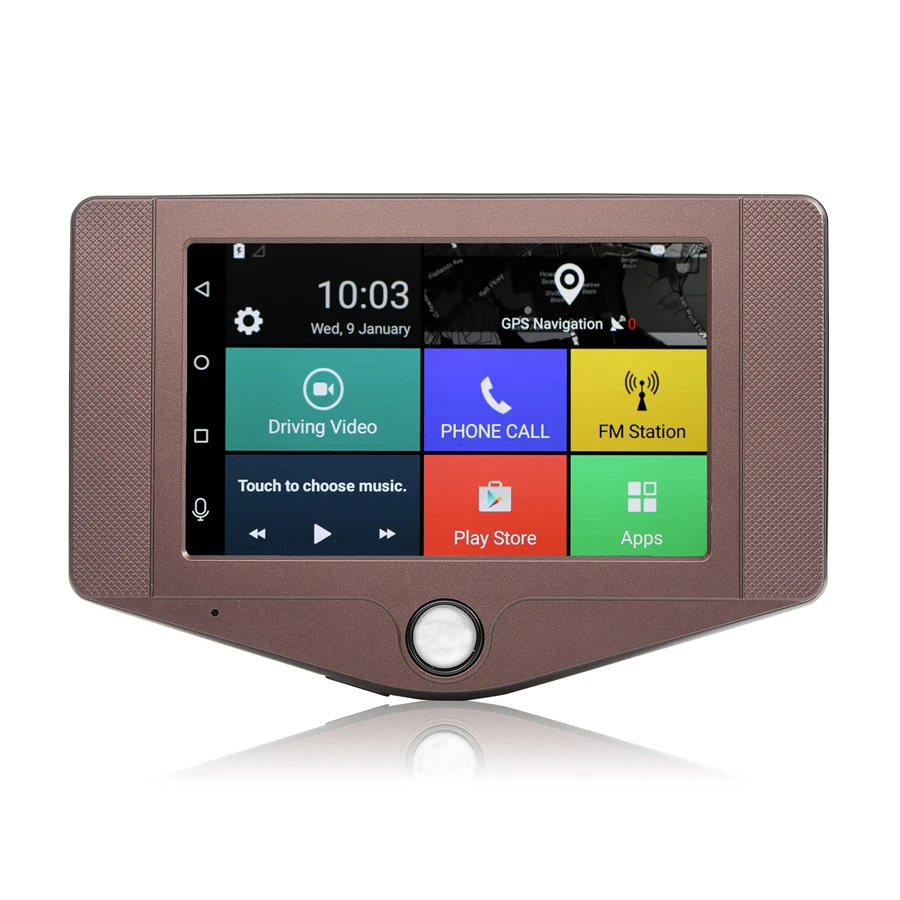 Otstrive 3G 4.2 &quotВидеорегистраторы для автомобилей камера Android 5.0 GPS навигации Двойная