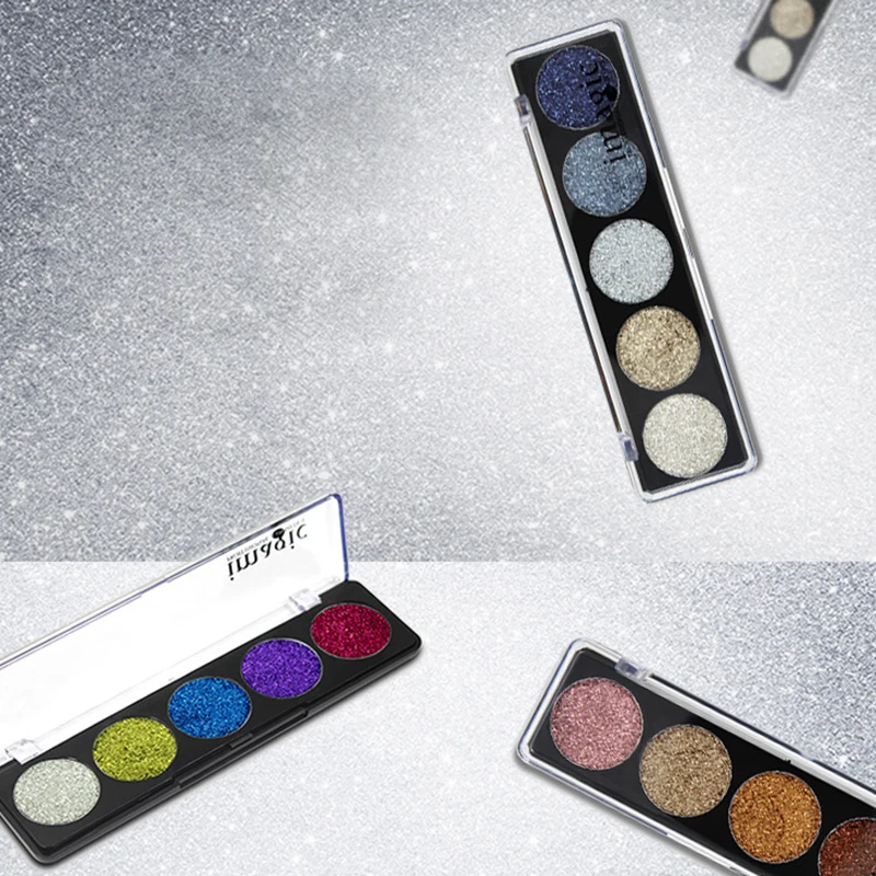 Палитра теней для век с металлическим блеском 5 цветов |