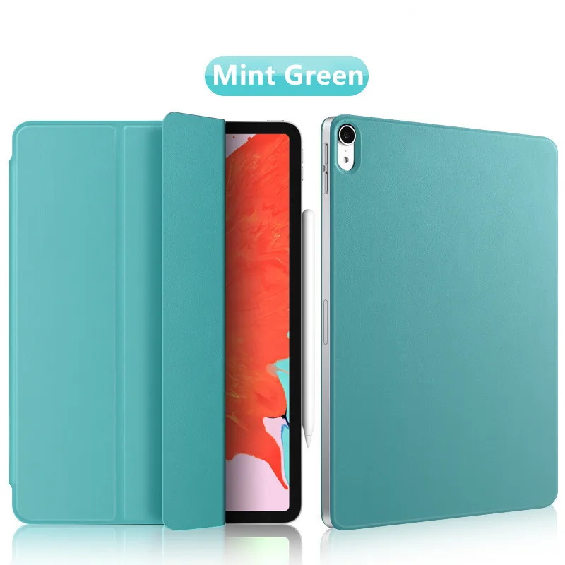 Mint Green Официальный 1:1 чехол для нового iPad Pro 11 Ультра Тонкий Магнитный умный чехол-книжка для iPad Pro 11 дюймов Автоматический Режим сна - Цвет: Mint Green