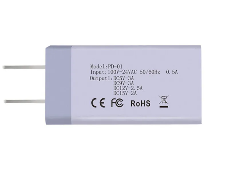 29 Вт USB USB-C PD быстрое настенное зарядное устройство адаптер питания W питания для iPhone 11 Pro XS MAX 8 Plus Macbook Pro TYPE-C PD зарядное устройство