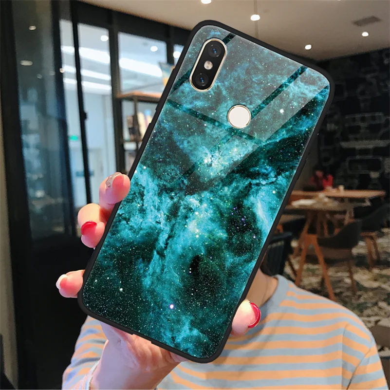 Чехол из закаленного стекла со звездным небом для Xiao mi Red mi 5 Plus 6A S2 Note 4X5 6 7 K20 Pro mi A2 6 8 SE Lite 9 Explorer 9T Pro F1 - Цвет: xklv