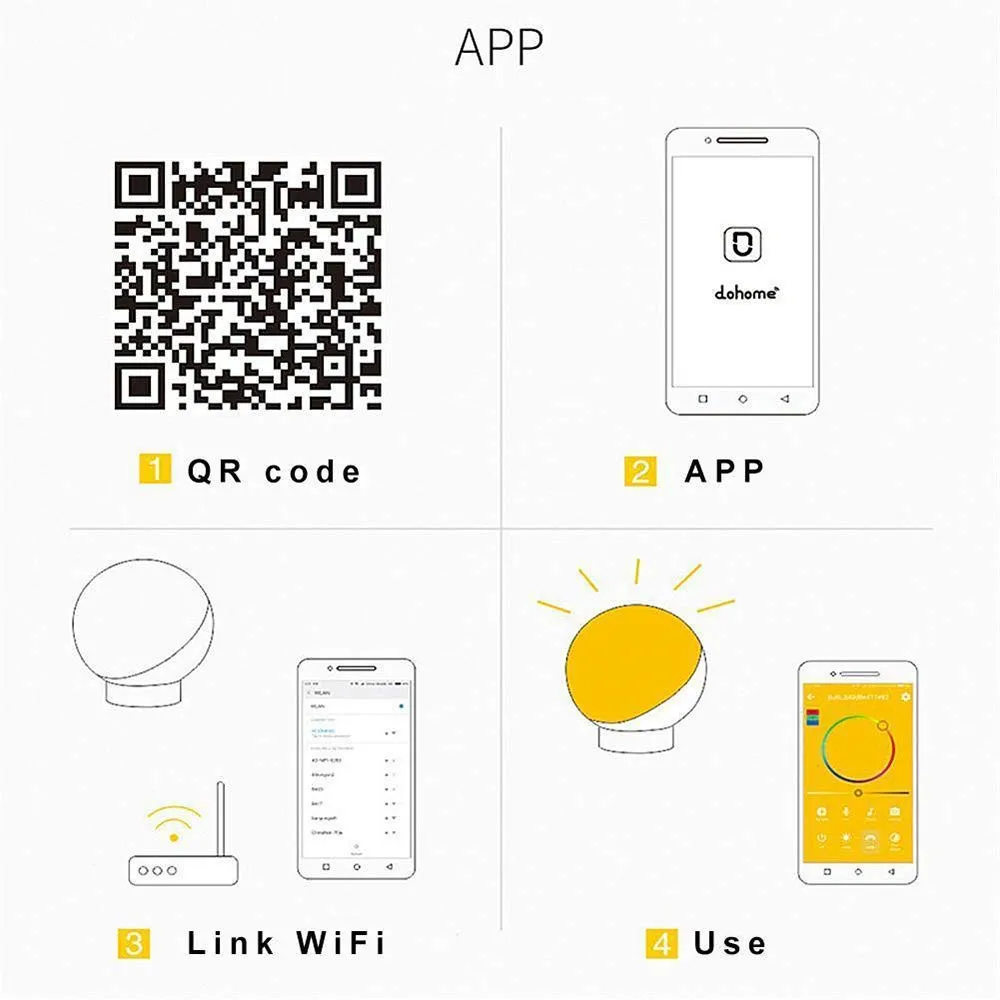Умная настольная лампа Wi-Fi пульт дистанционного управления для мобильного телефона Совместимость с Amazon Alexa Google Home управление led 7 Вт защита глаз с регулируемой яркостью