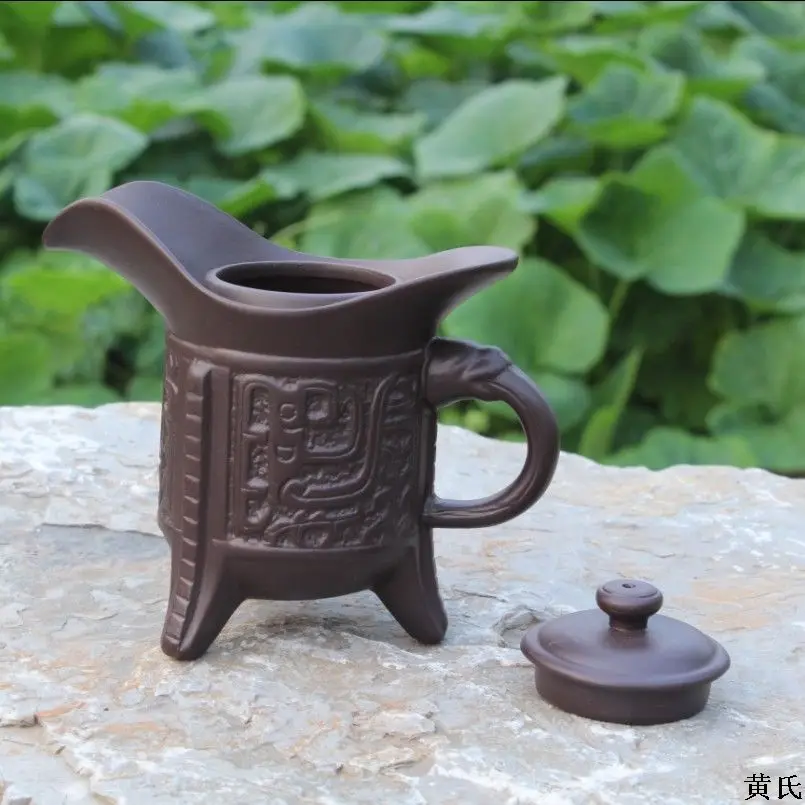 Чайник из королевской фиолетовой глины объемом 200 куб. См чайник высокий