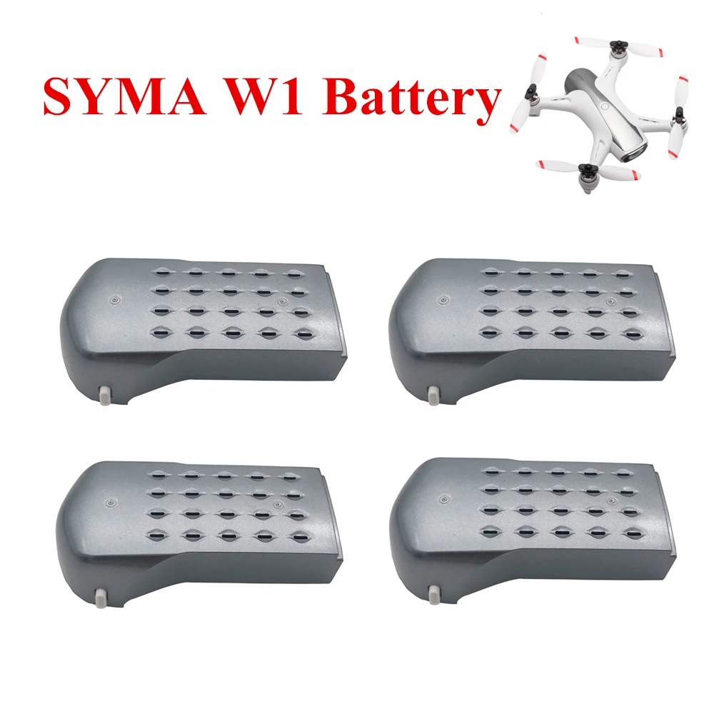 Аккумулятор SYMA W1 7,6 V 1300mAh бесщеточный Дрон gps Складная рукоятка FPV Дрон 1080P широкоугольный Радиоуправляемый квадрокоптер аксессуар