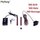 Автомобильный Электромагнитный парковочный радар без отверстий, бампер, защита заднего хода парковочная, автомобильные аксессуары