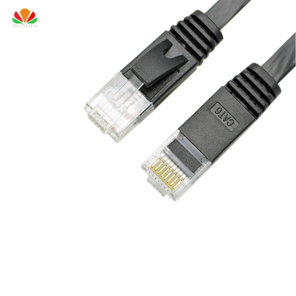 Сетевой кабель UTP CAT6 плоский длиной 0 5 м/1 6 фута компьютерный гигабит ethernet