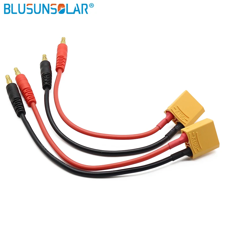 

50 компл./лот XT90 до 4,0 мм банановый разъем с 14 AWG силиконовым зарядным кабелем для блока питания RC ZD0180