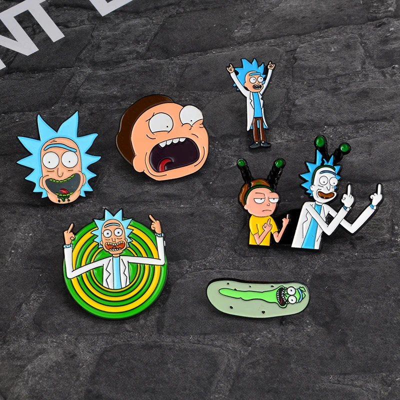 Мультяшные эмалированные булавки для женщин и мужчин эмалированная булавка с