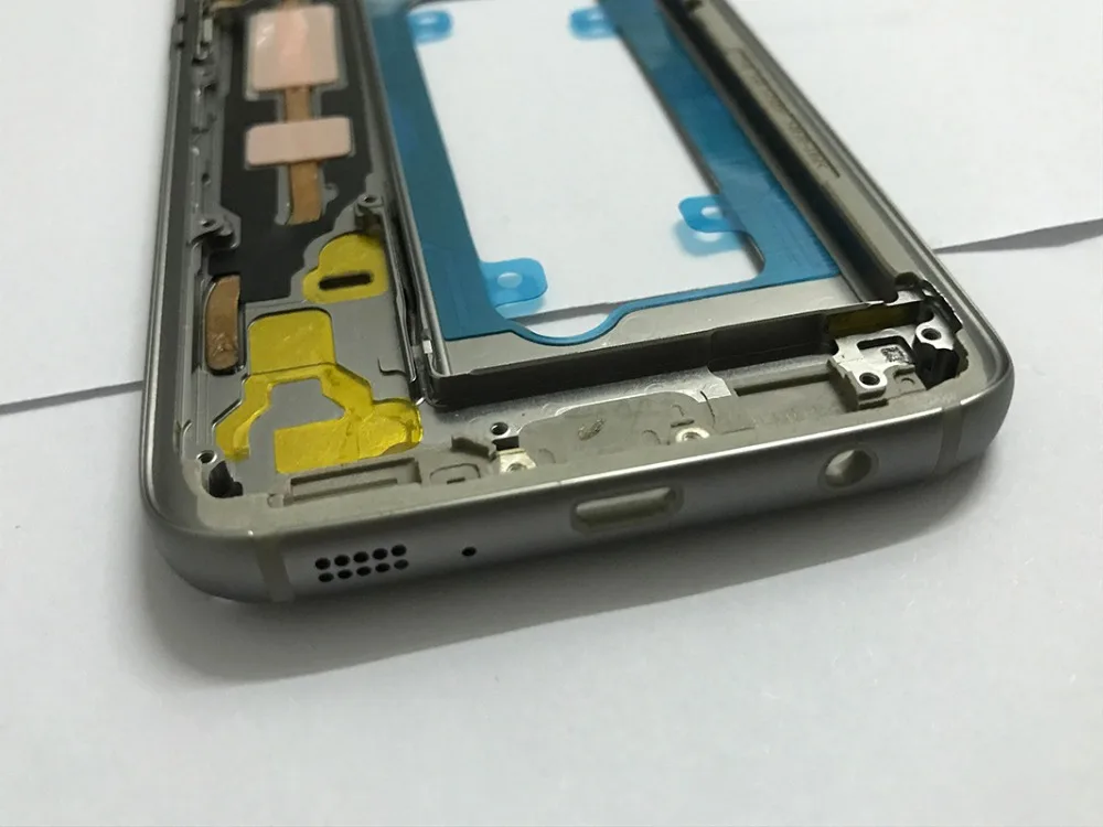 Для SM-G930F Galaxy S7 G930F SM-A520F A5 2017 Фирменная Новинка ЖК-дисплей кронштейн экрана рамки
