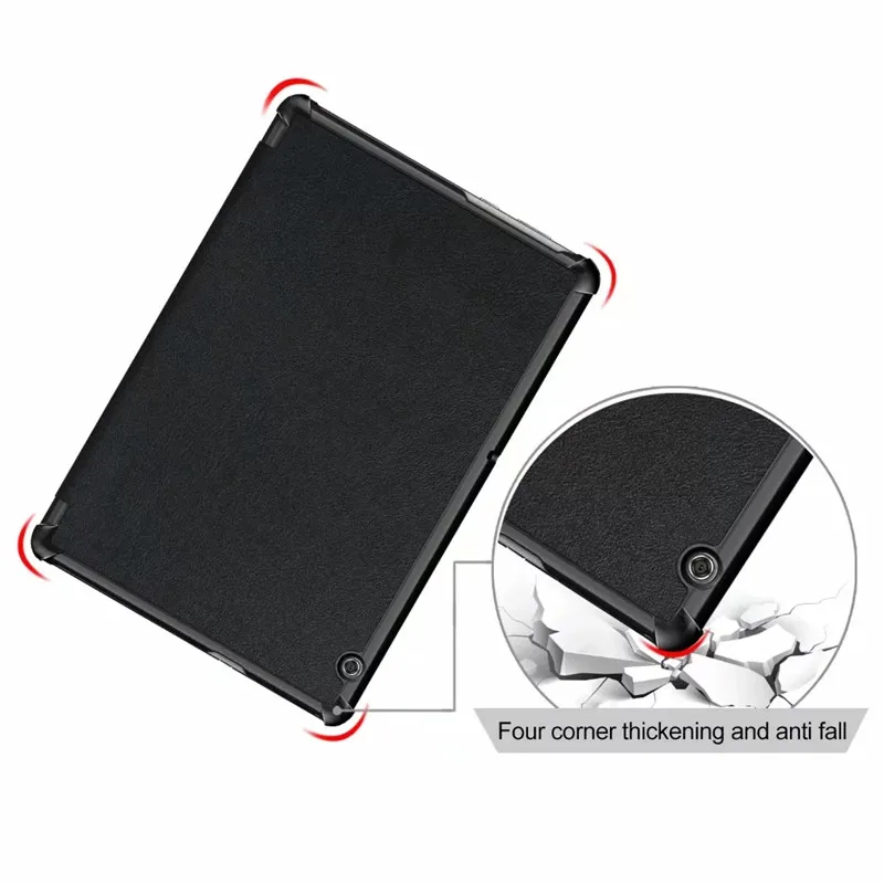 Чехол-книжка из искусственной кожи для Huawei MediaPad T5 10 AGS2-W09/L09/L03/W19 Tablet Cover 1 дюймов +