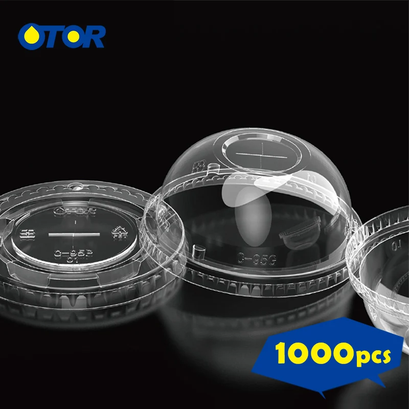 OTOR крышка чашки 1000 шт. одноразовые ПЭТ PP пластик переключатель крышки для и чаши