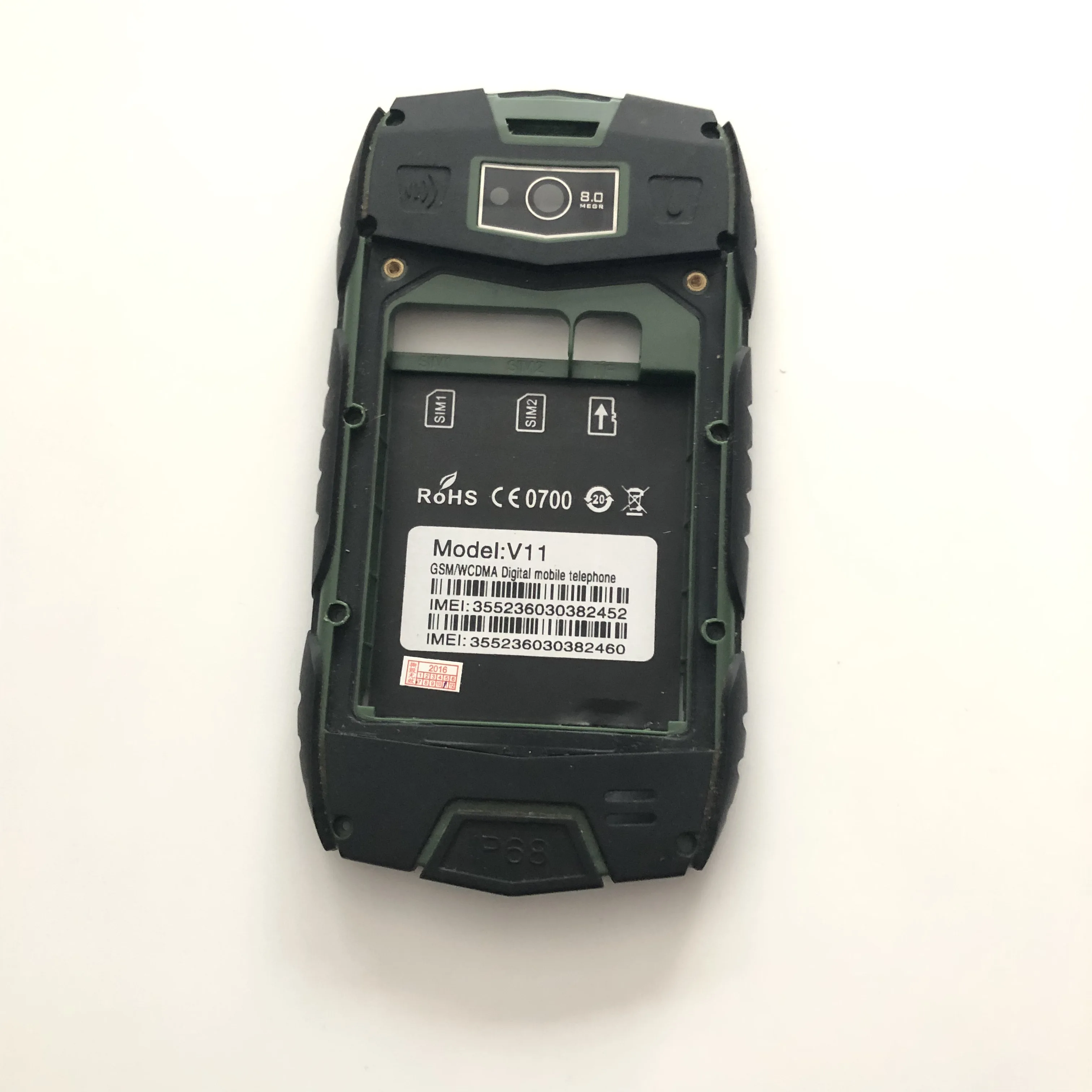 Защитный чехол для аккумулятора Land Rover V11 б/у задняя крышка + стеклянный объектив